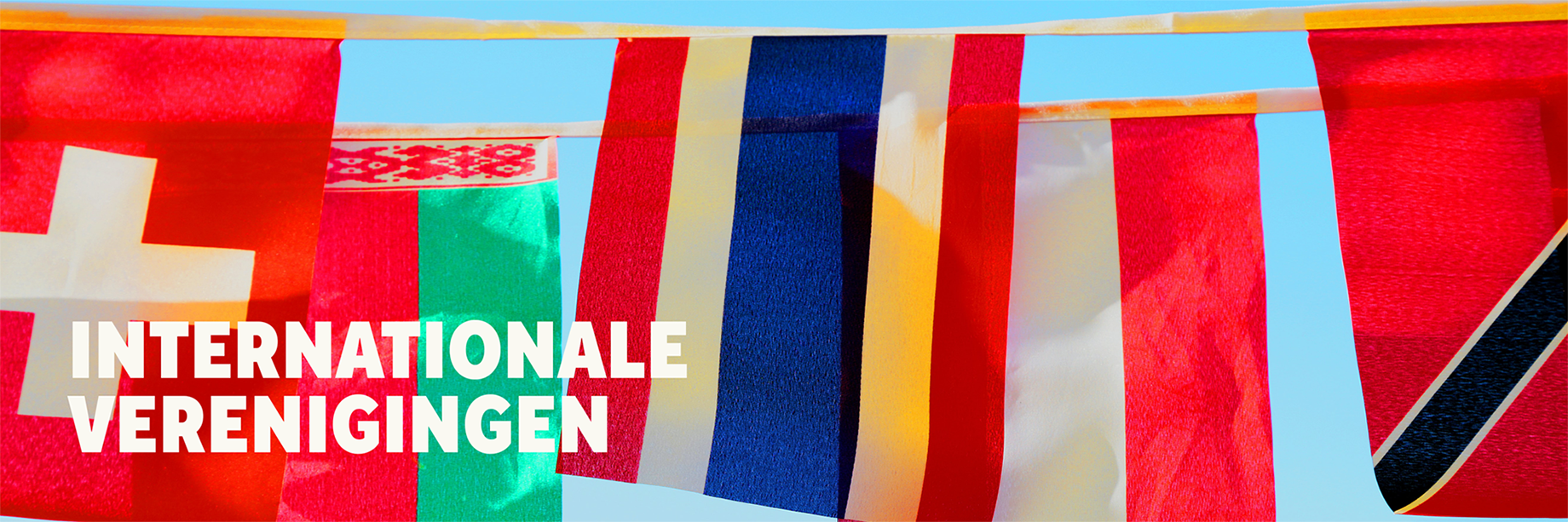 Internationale verenigingen banner